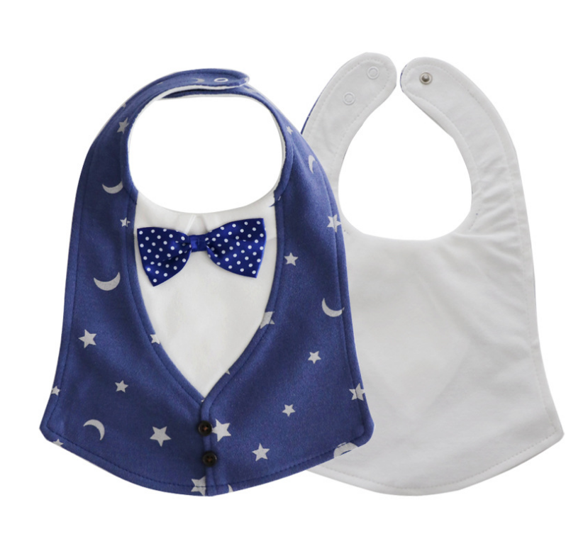 Gentleman Style Bibs Waterproof Baby Bib Novelty Burp Cloths Adjustable Newborn Toddler Infant Accessories